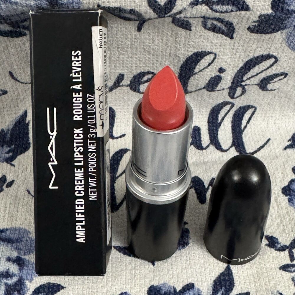 MAC Amplified Creme Lipstick - Vegas Volt A15 - Full Size - NIB